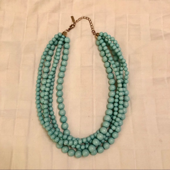 BaubleBar Jewelry - BaubleBar Turquoise Twisted Bead Strands Necklace